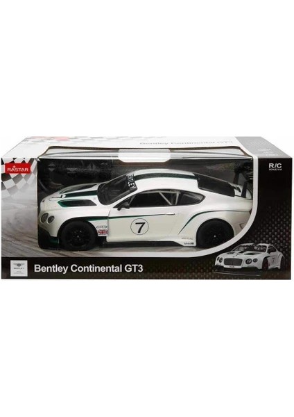 Rastar Kumandalı Araba 70600 Bentley Continental Gt3 2.4ghz R/c F/f 1:14 Işıklı 6+