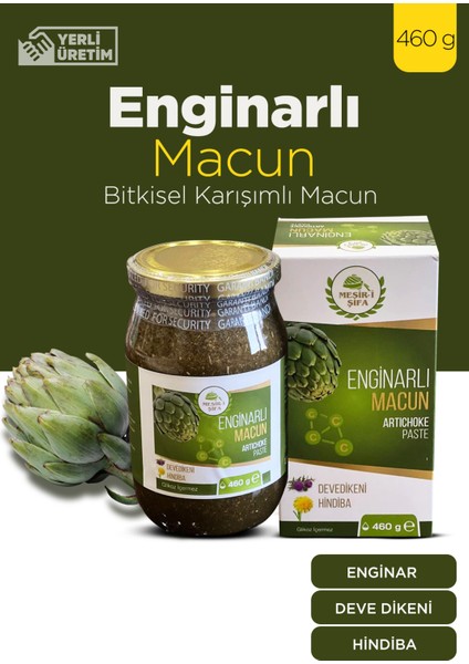 Mesir-i Şifa Enginarlı Macun Devedikeni Hindiba Içerikli Enginar Macunu 460 gr