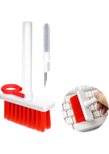 5 In 1 Yeni Nesil Bluetooth Kulaklık Tablet ve Kamera Temizleme Kalemi Beyaz Renk Klavye Temizleme fiyatları