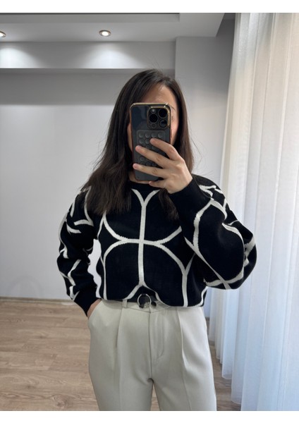 Siyah Desenli Kazak fiyatları