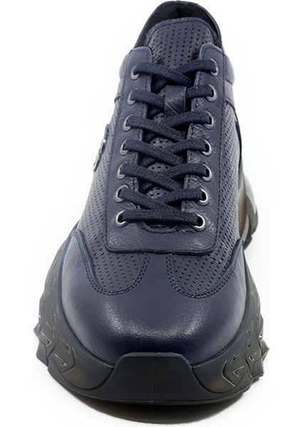 Hakiki Deri Lacivert Kısa Bot M22303 modelleri