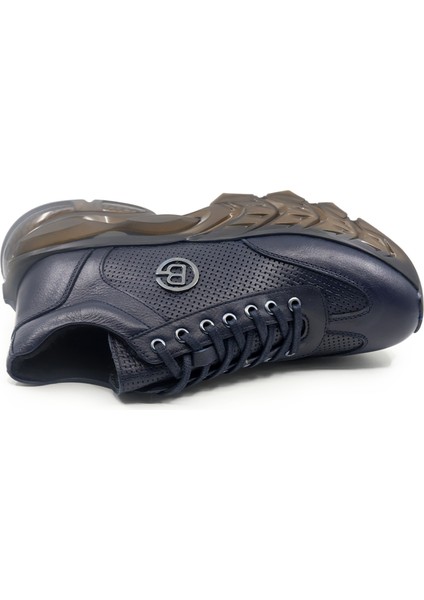 Hakiki Deri Lacivert Kısa Bot M22303 fırsatları