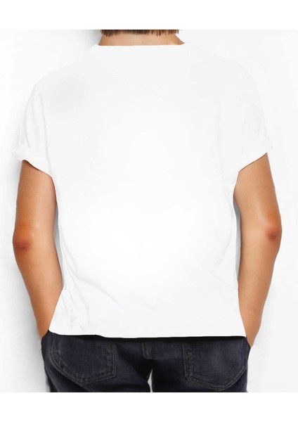 Captain America Cut Beyaz Çocuk T-Shirt