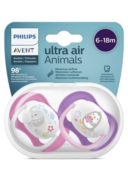 Philips Avent Ultra Air Emzik 6-18 Ay Kız fiyatları