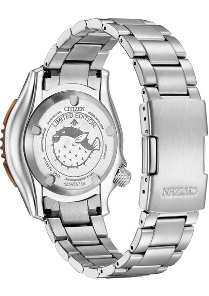 NY0164-65XE Erkek Dalgıç Saati – Otomatik Mekanizma, Bronz Bezel, 200M Su Geçirmezlik