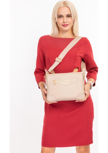 Zeta Çapraz ve Omuz Çantası A.vizon Naturel fırsatları