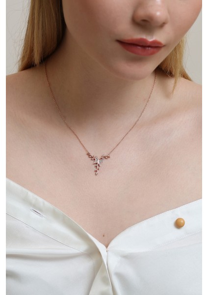 Minimal Kelebek Kolye, 925 Ayar Gümüş, Kadın, Butterfly fırsatları