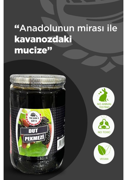 Dut Pekmezi Organik Dut Pekmezi 800 gr