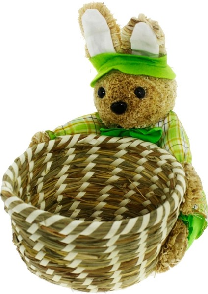 Tekno Trust 22 x 24 cm Hasır Sepet Tavşanlı (14 x 10 cm Sepet) fiyatları