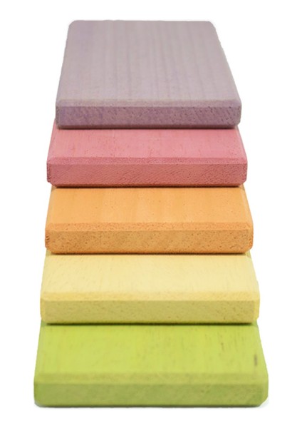 Waldorf 5 Li Pastel Gökkuşağı Düz Tabla modelleri