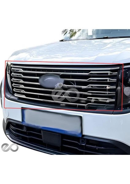 Ford Tourneo Courier Krom Ön Panjur 8 Parça 2024 Üzeri Paslanmaz Çelik fırsatları