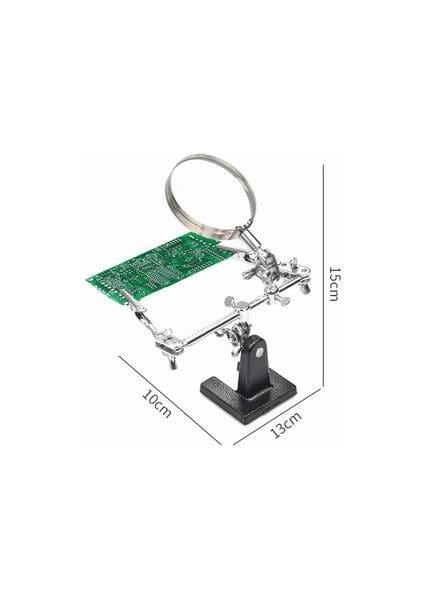 Üçüncü El Mercekli Elektronik Pcb-Kart Tutucu Büyüteçli