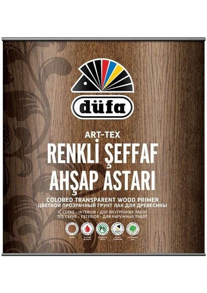 Art-Tex Renkli Şeffaf Ahşap Astarı 2.5 Lt 8673 Antik Meşe