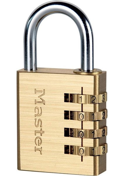 Lock - 604EURD - Şifreli Kilit Pirinç Finish 40 mm