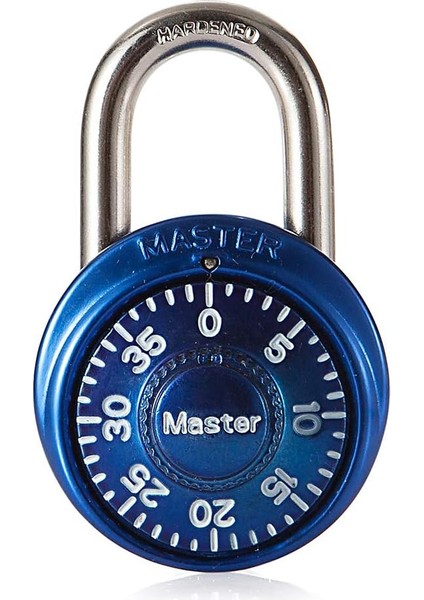 Lock Yuvarlak Şifreli Kilit 38 mm - Çeşitli Renklerde, 1533EURD