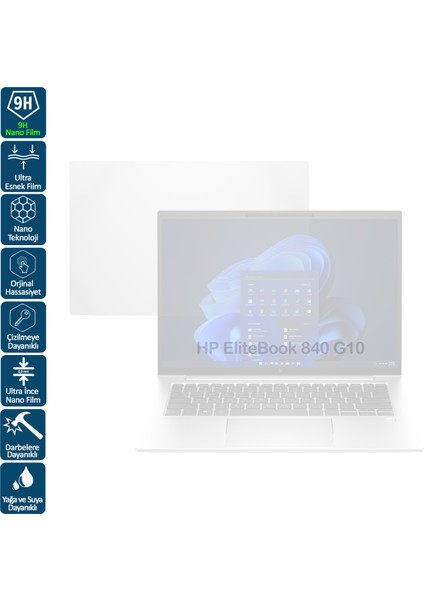 Nanoshield Pro Hp Elitebook 840 G10 14.0 Inç 16:10 Notebook Şeffaf Nano Film