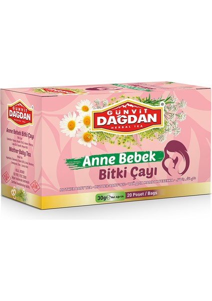 Anne Bebek Bitki Çayı Bardak Poşet 20'li