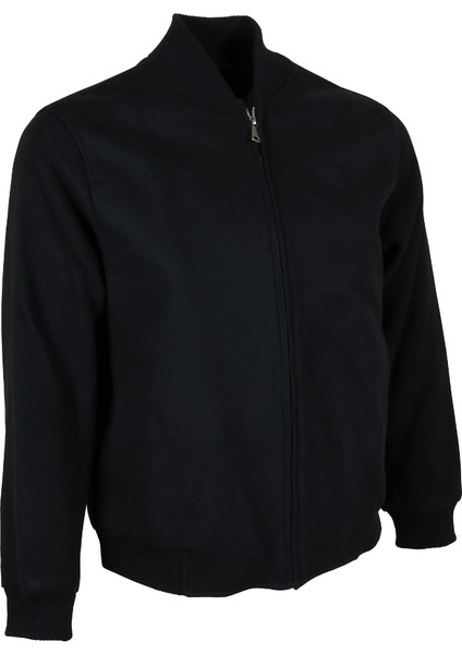 Erkek Kaşe Kumaş Kolej Yaka Kışlık Siyah Pilot Mont Rar01267 fiyatları