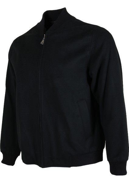 Erkek Kaşe Kumaş Kolej Yaka Kışlık Siyah Pilot Mont Rar01267 modelleri