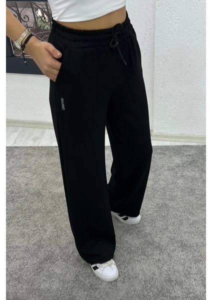 Bol Paça Oysho Eşofman Altı Siyah modelleri