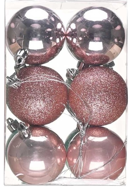 Tekno Trust Minty Pinky 12 Parça Ağaç Süsü Seti