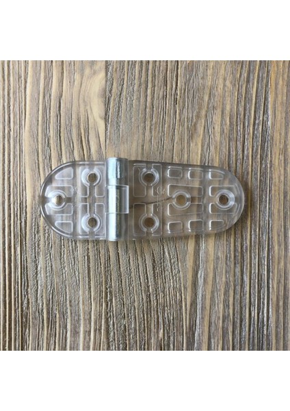 Hırdavat Plastik Oval Menteşe 9 cm (2 Adet) Şeffaf