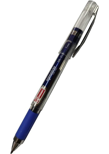 Mavi Imza Kalemi 1.0mm 1 Adet Refil Yedek Uç Mürekkep 6 Adet Mikro Imza Kalemi Yeni Kasa MK-8526 Kalın Uçlu Pilot Kalemi fiyatları