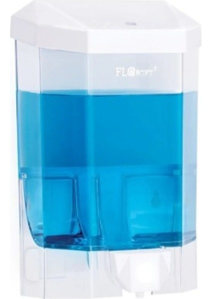 Plastik Büyük Şeffaf Sıvı Sabunluk 1000 Ml.-F086