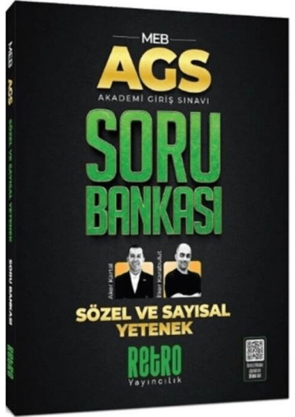 2025 MEB AGS Sözel ve Sayısal Yetenek Soru Bankası