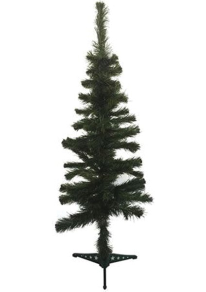 Kırmızı 100 cm Yılbaşı Cam Ağacı ve 25 Adet Kırmızı Süs 100 cm