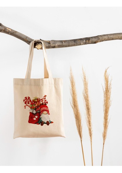 Tekno Trust 1 Adet 34X40CM Festive Cheer Bez Yılbaşı Çanta Cüce 6