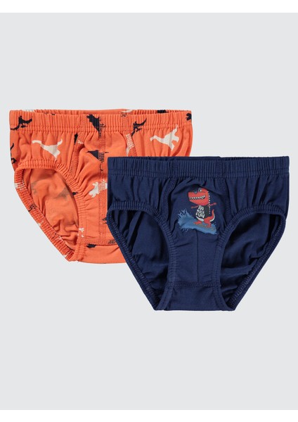 Erkek Çocuk 2'li Külot Set 2-10 Yaş Lacivert