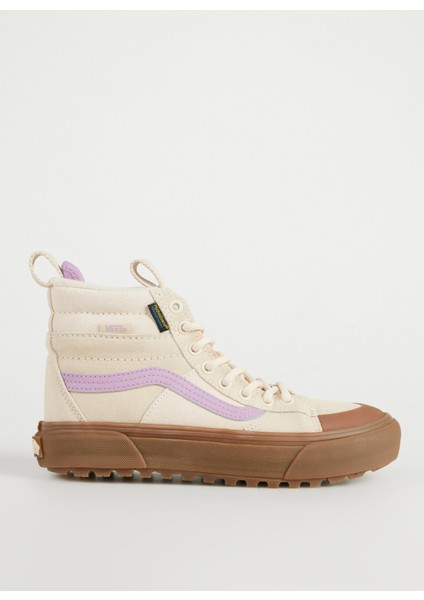 Beyaz Kadın Süet Kanvas Lifestyle Ayakkabı VN000CVTWHP1-MTE Sk8-Hi Waterproof