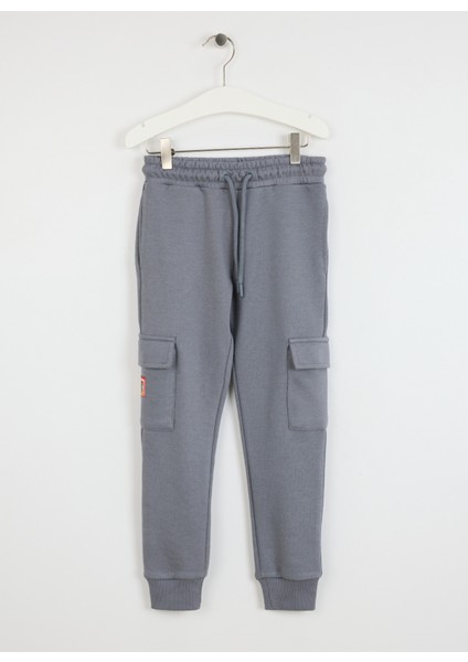 Haribo Lastikli Paça Antrasit Erkek Çocuk Eşofman Altı HRBTXT701