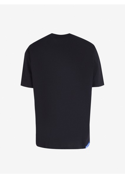 Bisiklet Yaka Siyah Erkek T-Shirt 235D1707_KLJ Regular Sslv Tee