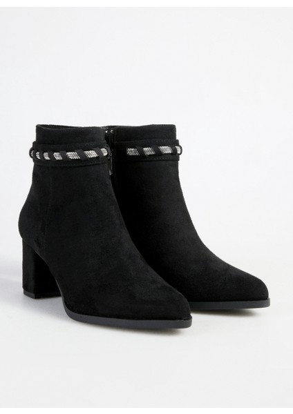 Siyah Kadın Topuklu Bot Mıyu fiyatları