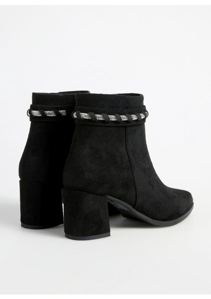 Siyah Kadın Topuklu Bot Mıyu modelleri