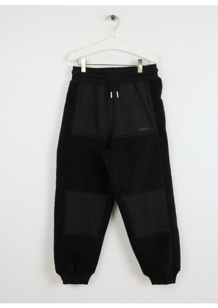 Lastikli Paça Siyah Erkek Çocuk Eşofman Altı IB0IB02196BEH