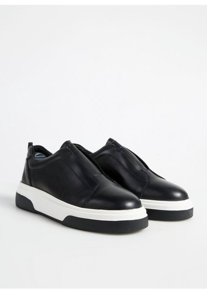 Siyah Erkek Deri Sneaker Otıs-Pacho