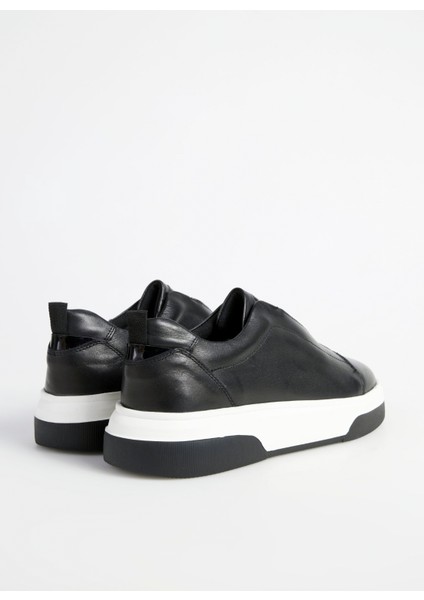Siyah Erkek Deri Sneaker Otıs-Pacho