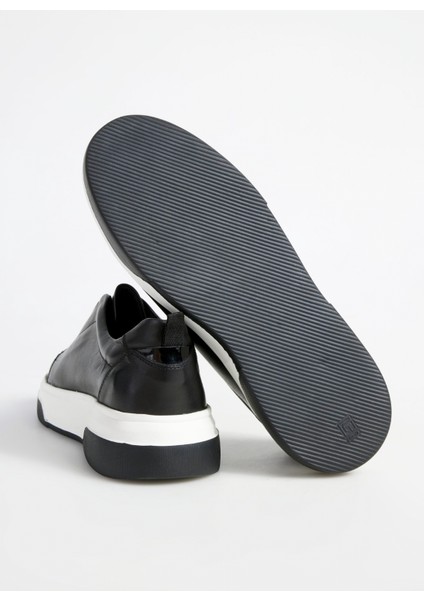 Siyah Erkek Deri Sneaker Otıs-Pacho