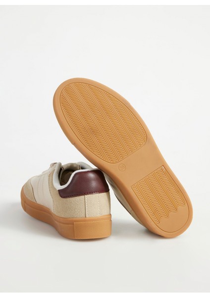 Bej - Bordo Kadın Sneaker Marıan indirimleri
