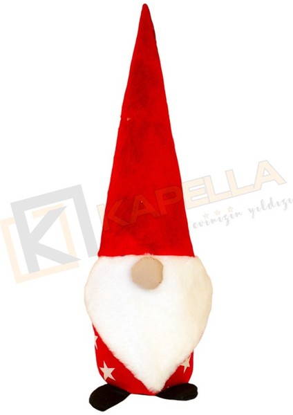 Yılbaşı Noel Baba Kapı Stoperi Kırmızı Yıldız