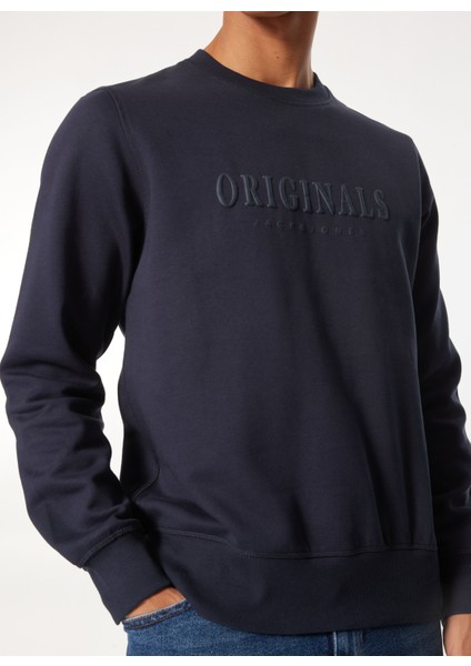 Bisiklet Yaka Lacivert Erkek Sweatshırt 12265756_JORFREDERIKSBERG Sweat Cre indirimleri