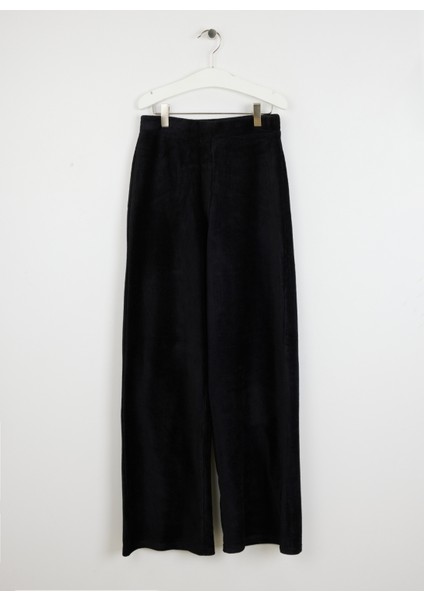 Geniş Paça Siyah Kız Çocuk Pantolon 4DZBCF02Q 100