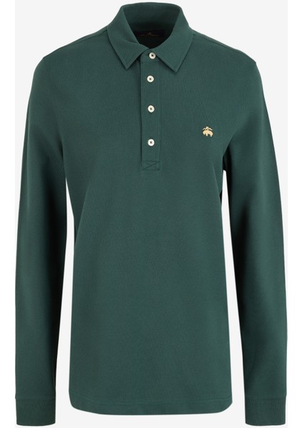 Koyu Yeşil Erkek Polo T-Shirt BBFW24MTS001