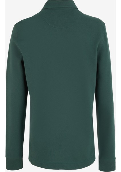 Koyu Yeşil Erkek Polo T-Shirt BBFW24MTS001