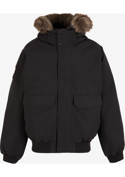 Siyah Erkek Mont M5011930A12A_EVEREST Faux Fur Bombe