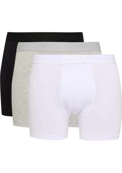 Long Fit 3'lü Boxer C6558AX24CW