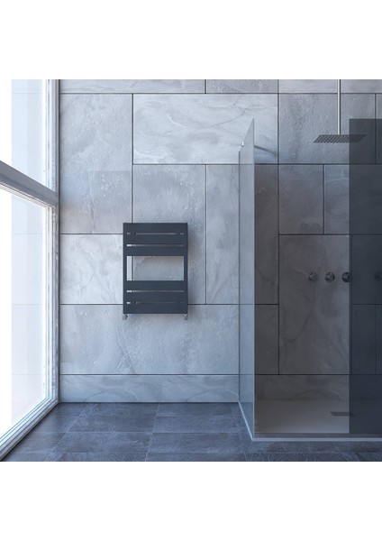 Mack Bath Alüminyum Havlupan Modern Tasarım Antrasit 70X50 cm